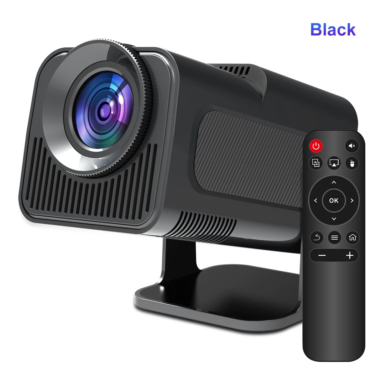 4K Android 11 Portable Projector - Native 1080P, 390 ANSI Lumens, Dual WiFi 6, Bluetooth 5.0, Upgraded HY300 Model